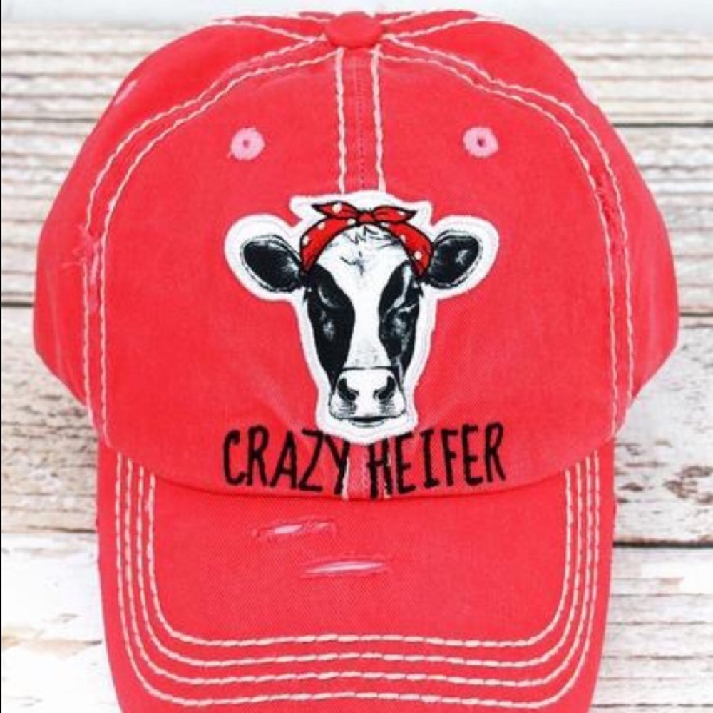 Salmon Crazy Heifer Hat